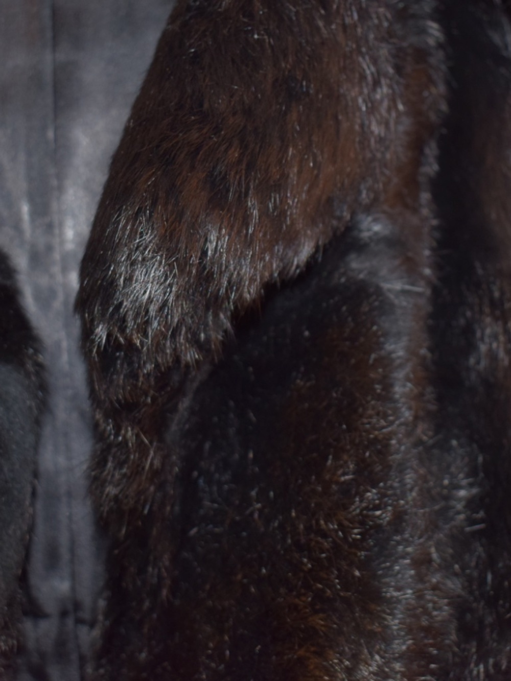 Vintage Rabbit Fur Coat - Picture 3 of 3